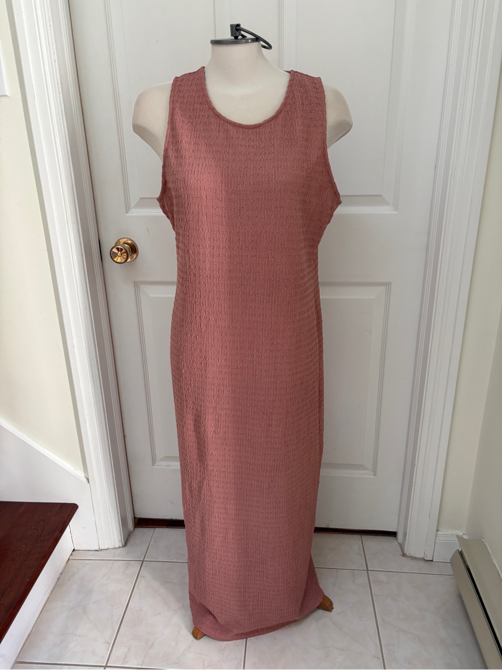 Primark Mauve Pink Sleeveless Maxi Dress ladies XL
